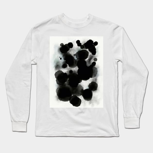 Bleach Dye Inverted Forensic Long Sleeve T-Shirt by faiiryliite